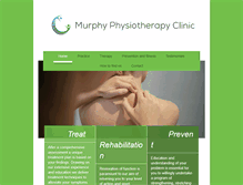 Tablet Screenshot of murphy-physiotherapy-clinic.com